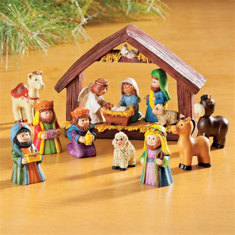 resin manger scene|resin manger scene set.